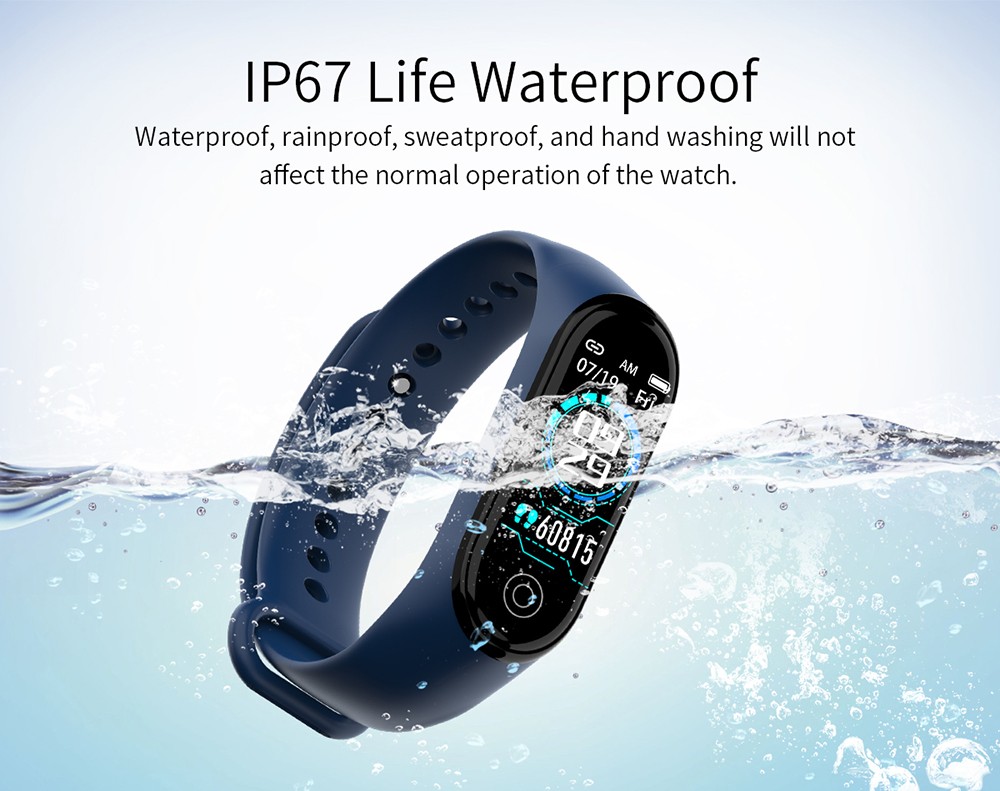 RD05 Smart Bracelet Bluetooth Sports Smartwatch - Purple Iris