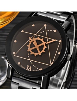 V5 Fashion Trendy Stainless Steel Band Men Watch