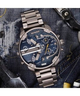 Brand Luxury Wristwatch Military Clock Sport Big Dial Stainless Steel Business Metal Watch Bracelets